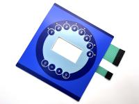 Finition brillante Polyester fenêtre transparente Type de clavier mécanique Commutateur pour machine CNC