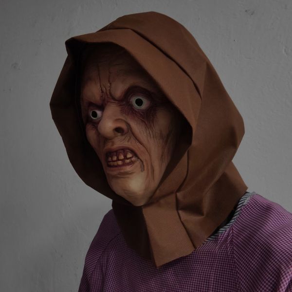 Breathable and Comfortable Latex Creepy Mask One Size Fit Most for Spooky Entertainment