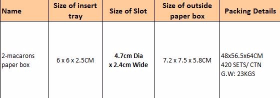 2 шт. Макаронные печатные бумаги Подарочная коробка Упаковка Макаронные дисплеи с внутренней подножкой