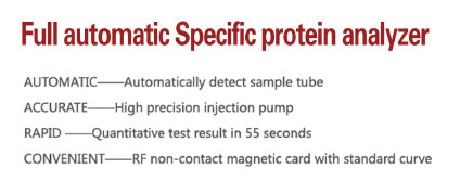 Full Automatic Serum Plasma Animal Protein Analyzer mAlB SAA PCT