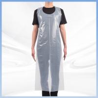 Plástico descartável de pouco peso transparente do avental para o hospital do laboratório