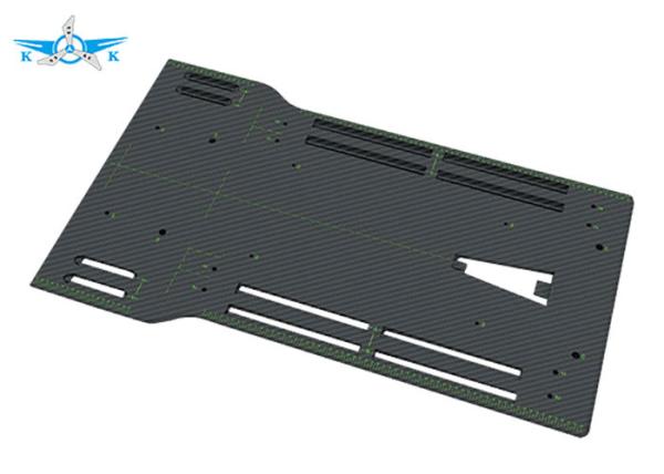 Precision Carbon Fiber board for Hemodialysis Machine Parts , Carbon Fiber plate for Dialysis Machine Spare Parts