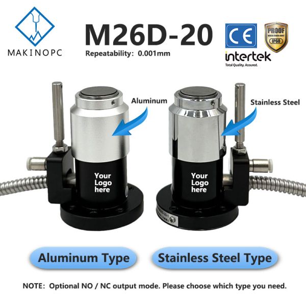M26D-20 High Precision 0.001mm Stainless Steel CNC Machine Tool Setter Automatic Broken Tool Detection Z Axis Presetter