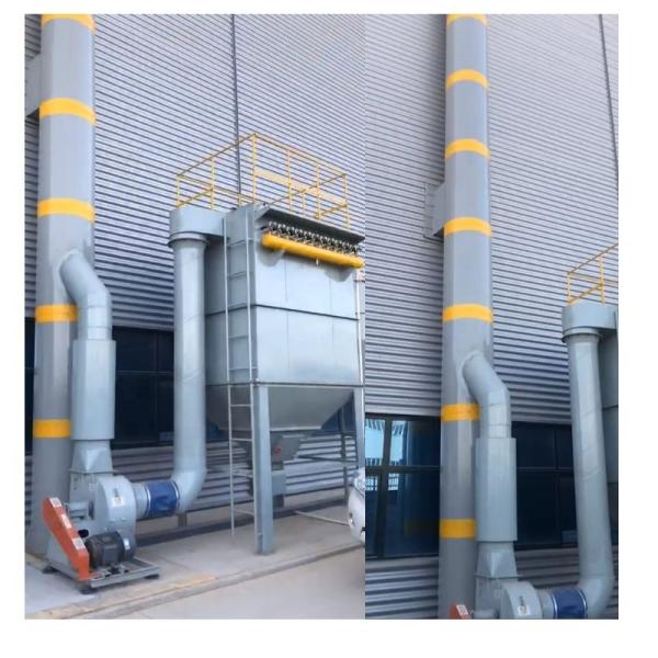 160 Filter Bag Dust Collector for Hydrocarbon and Hospital Waste Burning Cost Savings
