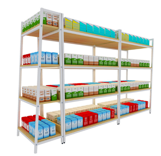 Wooden Clothes Rack Display for Retail Shops Layer Optional Cover Material PU Leather
