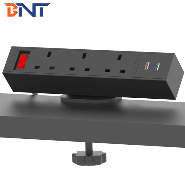 2020 new design customization office furniture clamp on table top edge socket