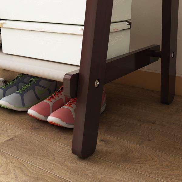 FSC Wood Coat Rack Hanger Stand And Shelf Stand Alone