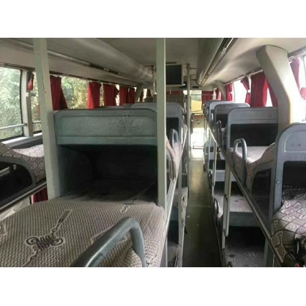 Super Space 47 Sleepers Diesel Engine 2012 Year Golden Used YUTONG Sleeper Buses