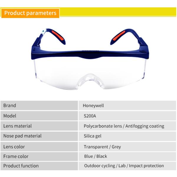 High Definition Work Construction Welding Medical Safety Goggles Hospital Safety Glasses JY-109
