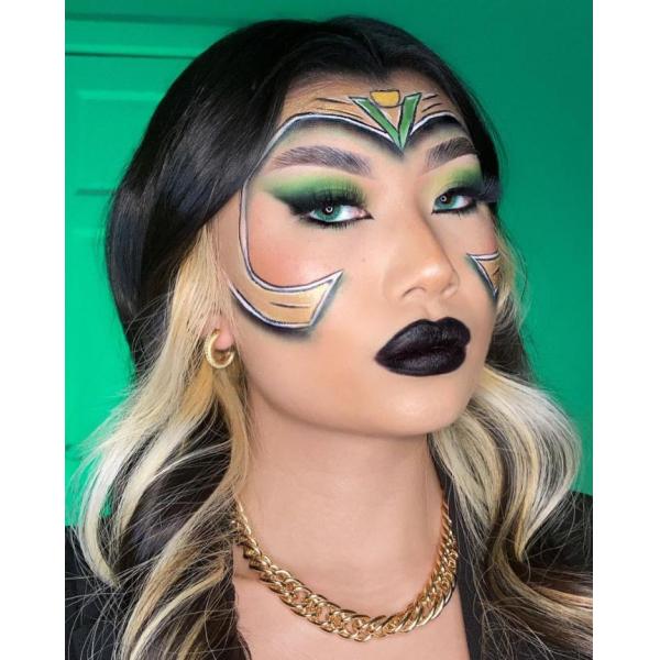 Большой цвет Нью-Йорк контактных линз Cosplay глаз сумасшедший с 0 силами