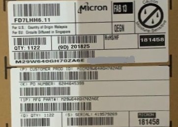 M29W640GH70ZA6E NOR Flash Parallel 64Mbit Electronic Integrated Circuits