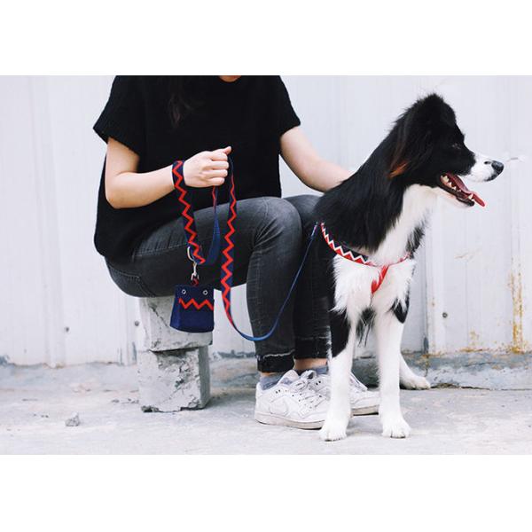 Personalised Black Neoprene Dog Poop Bag Holder Cute Dog Poop Bag Dispenser