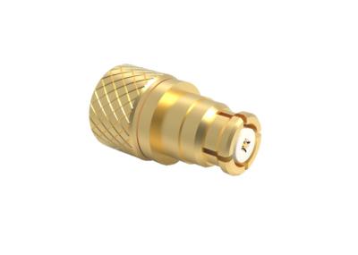 Conector coaxial VSWR do RF da micro-ondas fêmea de SMP 1,35 0,5 - 1 watts CW. Contatos do corpo do BECU