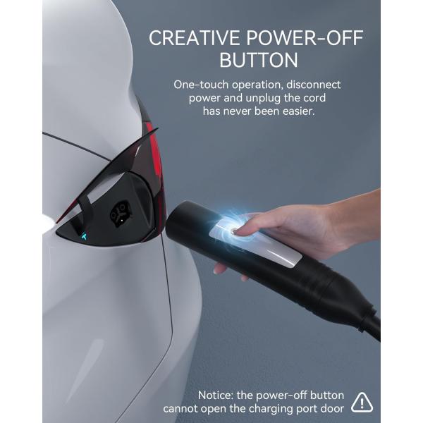 NACS Level 2 AC 32A/40A/50A/60A/80A Single Plug Electric Vehicle Evolution EV Charger Кабель зарядки Tesla 5M