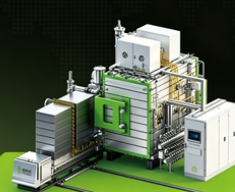 Dual-chamber Horizontal Vacuum Zinc Furnace With 1200kg Processing Capacity, Max