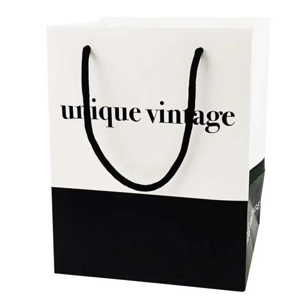 Emballage en gros et en vente au détail sur mesure Sacs en papier Sacs-cadeaux de luxe pour les achats Sacs-cadeaux avec poignées pour bijoux Petite entreprise commerciale
