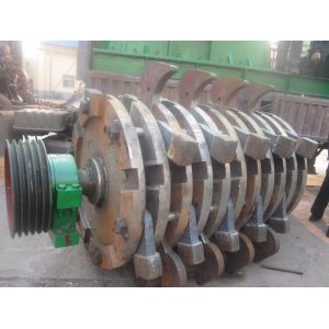 Output Size ≤50 Mm Heavy Hammer Crusher with High Chromium Alloy Hammers and Three-phase Motor for Industrial Crushing