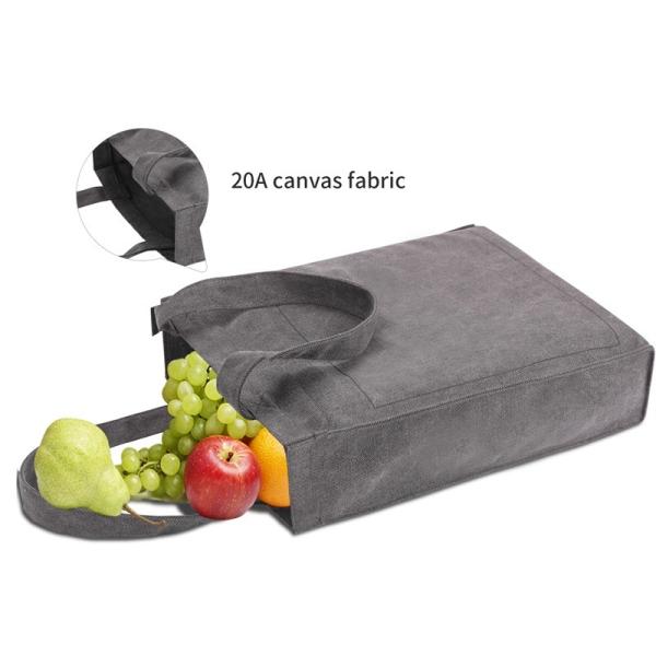 Reusable Eco Friendly Custom Shopping Bags Women'S Canvas Handbags Purses 13X3X16