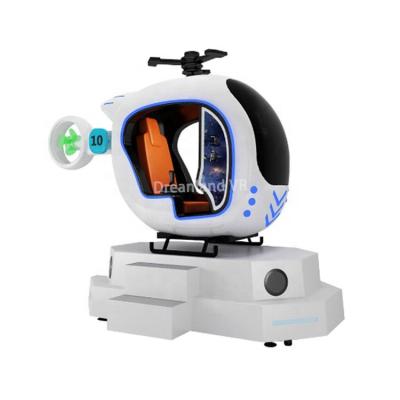 Metal 9d Vr Cinema Professional Helicopter Flight Simulator 250kg Capacity