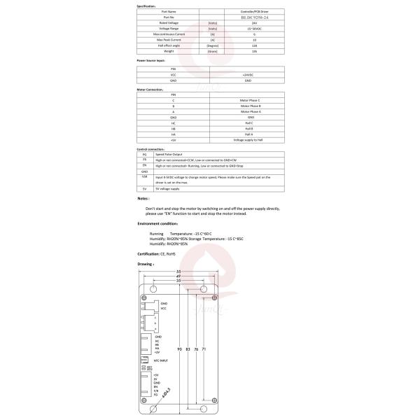 Electric Small Air Brushless Dc Motor Fireplace Mini Blower Ventilation Fan