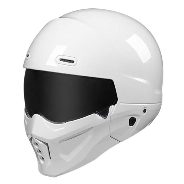 Vintage Full Face DOT Approved Motorcycle Helmet and Respirator with Customized Logo