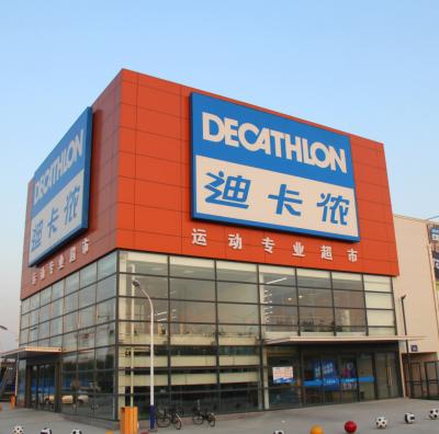Non Rusting Steel Structure Shopping Mall Steel Structure Supermarket