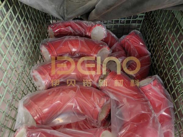 50mm borracha cerâmica revestimentos de desgaste branco em construção conveniente
