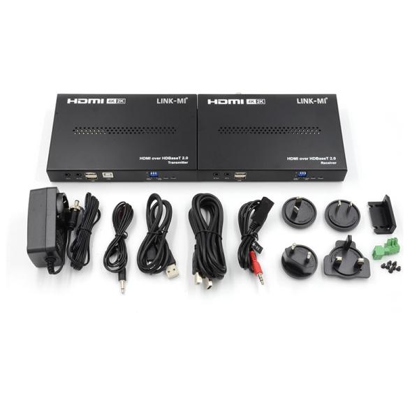 100M HDBaseT Ultra Slim Extender Kit HDMI 2.0 4K2K@60Hz