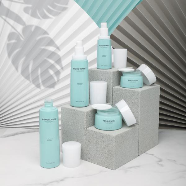 бутылка лосьона тонера градиента 120ml установила изготовленный на заказ белый косметический опарник