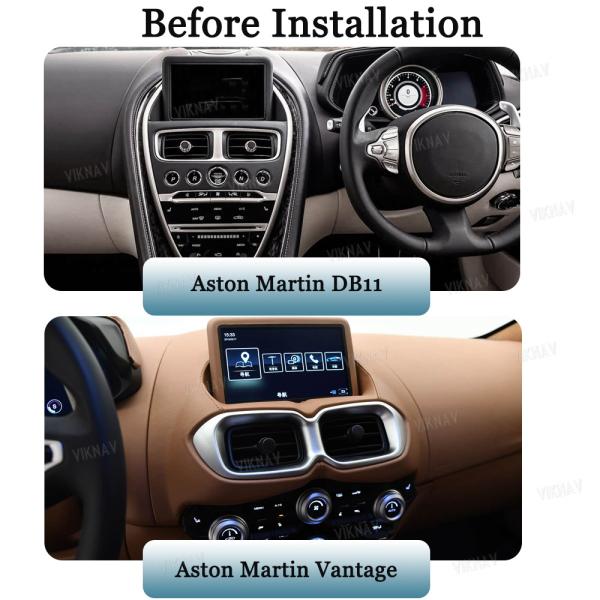 Boîtier d'interface Linux Viknav pour Aston Martin DB11/Vantage avec CarPlay sans fil