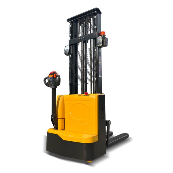 Electric Walkie Stacker 1500kg Load Capacity 3M Lift Height