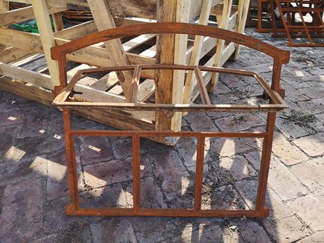 Folding Decorative Cast Iron Windows H55xW61CM For Window Mirror Decor