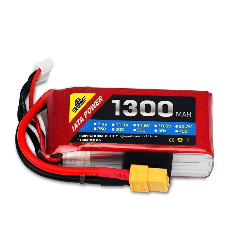 1300mAh 14.8V RC Car Lipo Battery 4S 45C LiHV Battery For RC Cars And Trucks