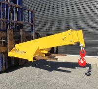 4700kg dobrou Jib Forklift Attachment Metal Fabrication telescópico