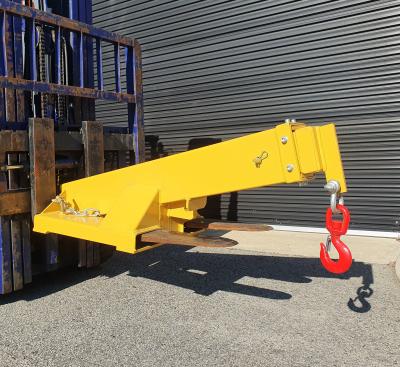 4700kg dobrou Jib Forklift Attachment Metal Fabrication telescópico