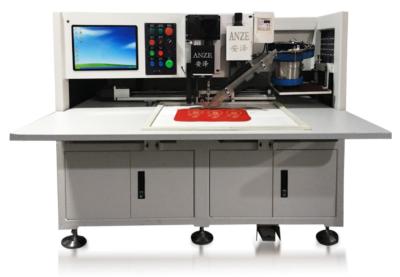 Shoe Upper CNC Leather Nailing Machine / Nail Attaching Machine Adjustment