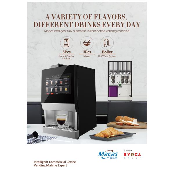 OEM Производитель Лист металлический самообслуживание мгновенный чай кофе автомат