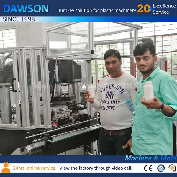 High Efficiency Automatic Injection Blow Molding Machine for PET Cream Containers with 220V/380V Voltage