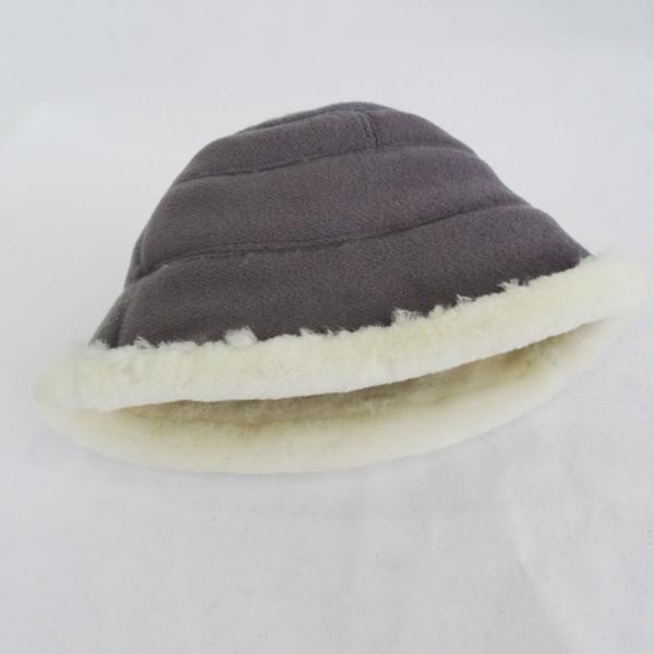 Elegant Suede Fabric Sheepskin Beanie Hat Winter Custom Fashion For Unisex