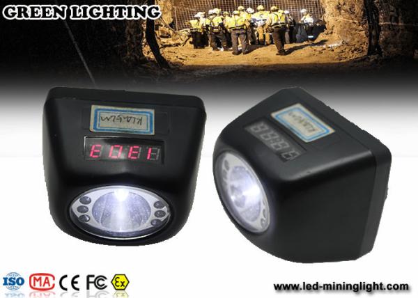 Portable IP68 4.5ah Battery Coal Miner Hard Hat Light 4500 Lux Strong Brightness