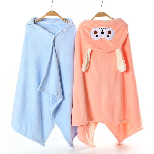 Идеальное детское душевое полотенце и шляпа набор Джакард Коралловый бархат для мягкости