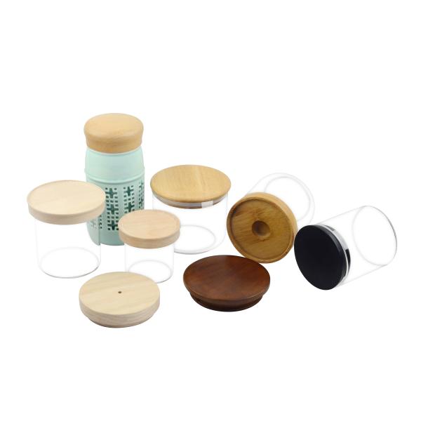 Capa de frasco de albañil -Capa de madera personalizada para frasco de cristal de albañil