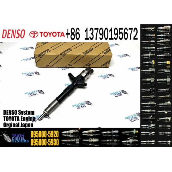 In Stock 095000-5920 23670-0L020 23670-09070 Fuel Injector Assembly for Hilux 3.0L D 1KD Diesel New Condition Engine Code 2KD