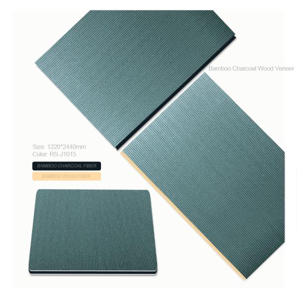 Nouvelle tendance en bambou charbon bois placage imperméable à l'eau et à l'humidité planche de décoration intérieure pour les plafonds de couloir