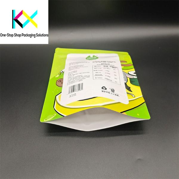 Custom Food Packaging Bags Kraft Paper Stand Up Pouch Design for Food and Snacks packaging
