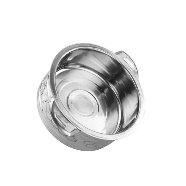 Double wall 3pcs cooking stock pot quality food cookware soup pot