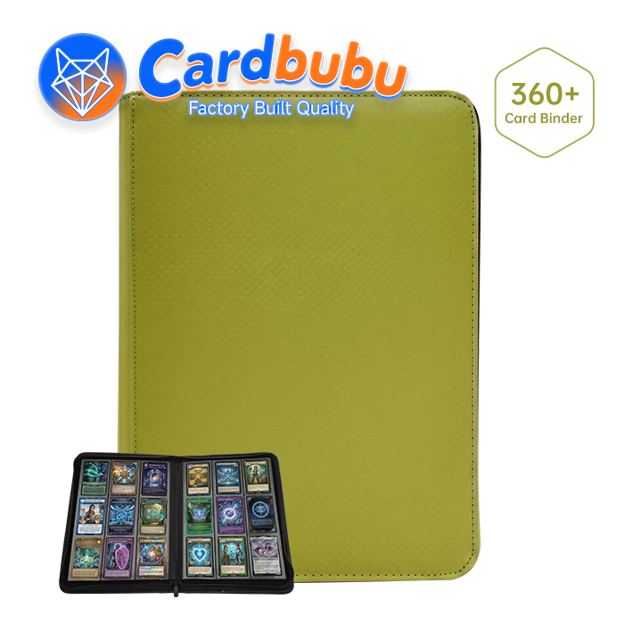 Transparent Pages Magic The Gathering Binder Waterproof  360 Pocket Business Card Book Holder