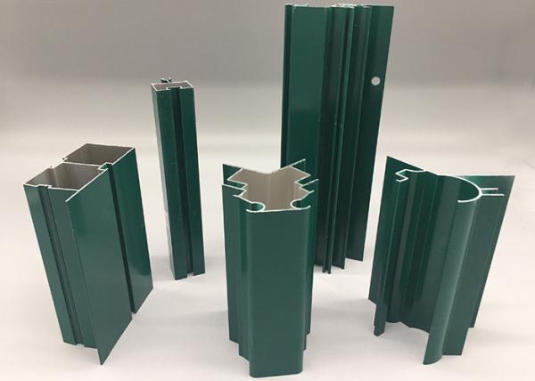 Industrial Powder Coated Aluminium Frame , Mill finished Extruded Aluminum Shapes