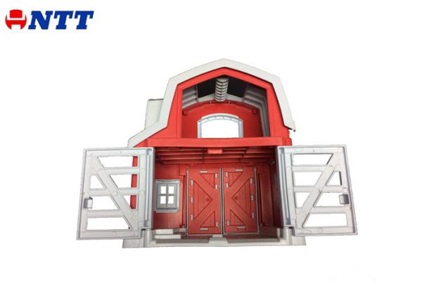 OEM Injection Plastic Mold Makers Red And Grey Color Stable Toys For Kids