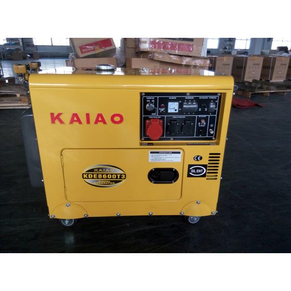 Custom 7KVA 3 Phase Small Diesel Generators , Small Quiet Diesel Generator